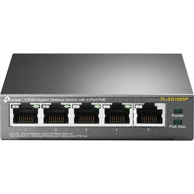 TP-Link TL-SF1006P 6-Port 10/100Mbps Desktop Switch with 4-Port