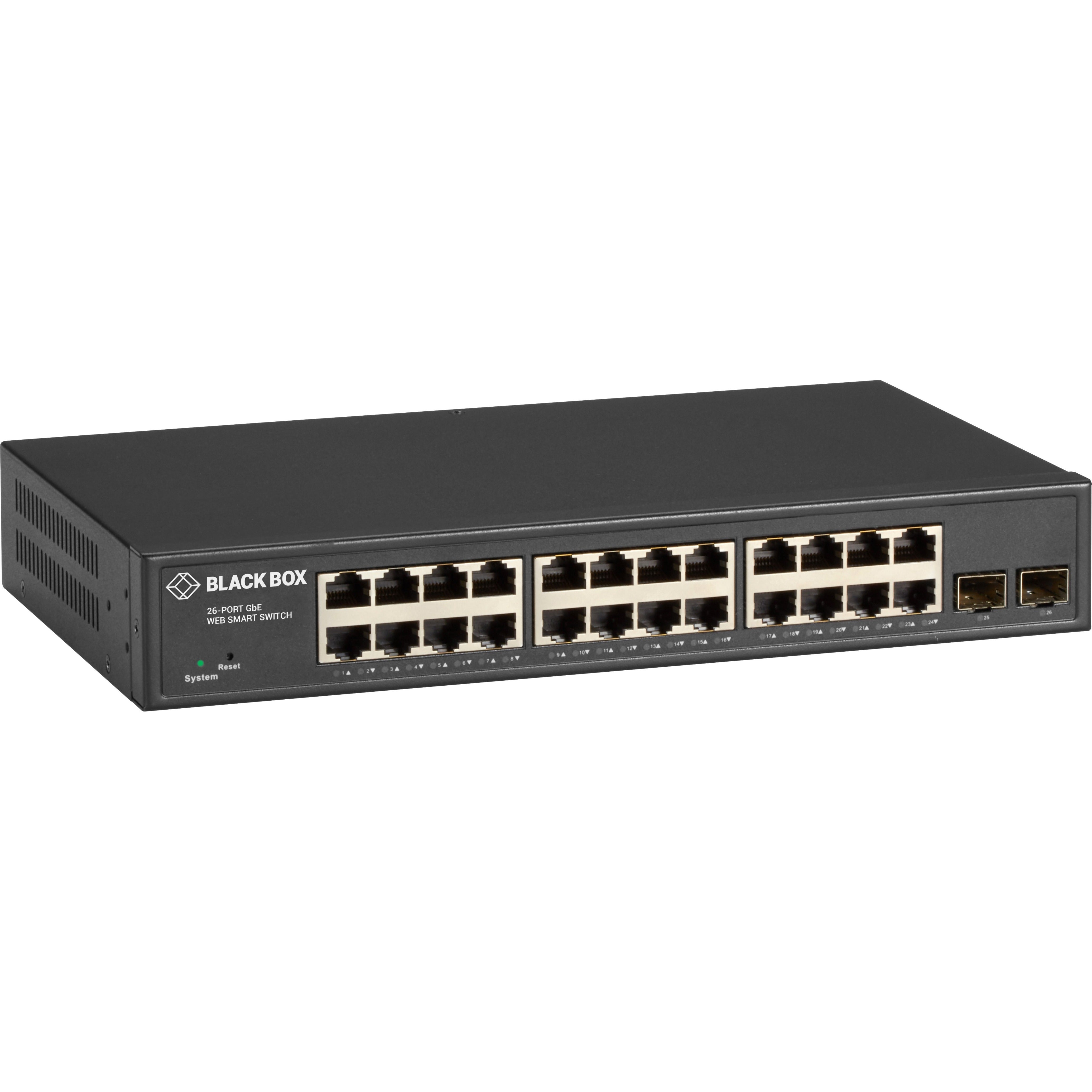 Black Box LPB3010A LPB3000 Ethernet Switch, 8-Port Gigabit