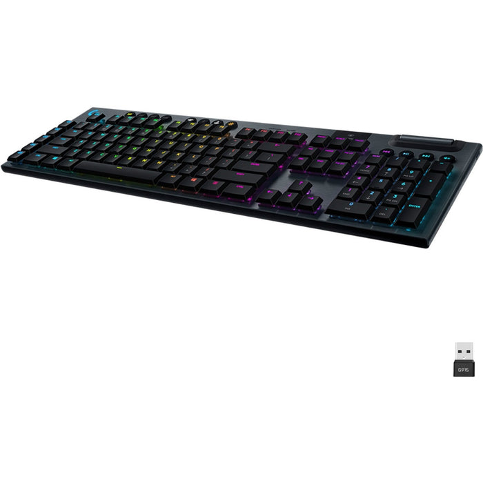  Logitech G512 Lightsync RGB Mechanical Gaming Keyboard, Carbon  English Layout GX Blue Switch, Brushed Aluminum Case, USB Pass Through,  920-008936 (Renewed) : Video Games
