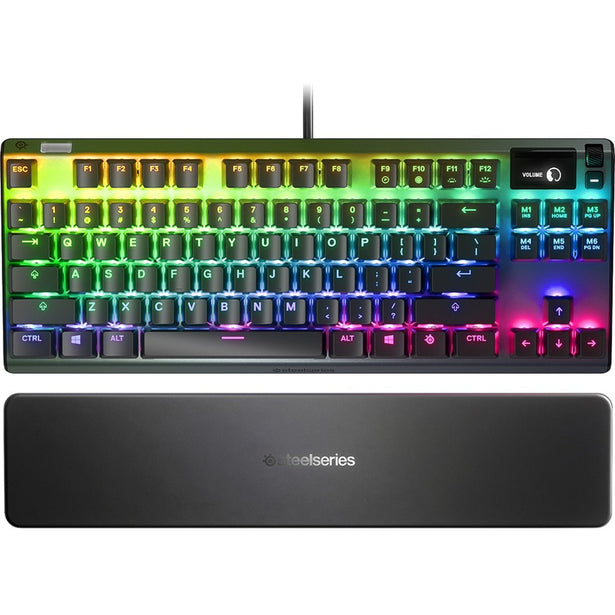 SteelSeries Apex Pro 2023 TKL Wireless Mechanical OmniPoint 2.0 Adjustable  Actuation Switch Gaming Keyboard with RGB Backlighting Black 64865 - Best  Buy