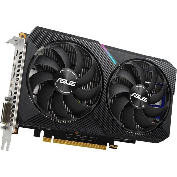 Asus NVIDIA GeForce GTX 1650 Graphic Card - 4 GB GDDR6 (DUAL-GTX1650-O4GD6-MINI-CSM)