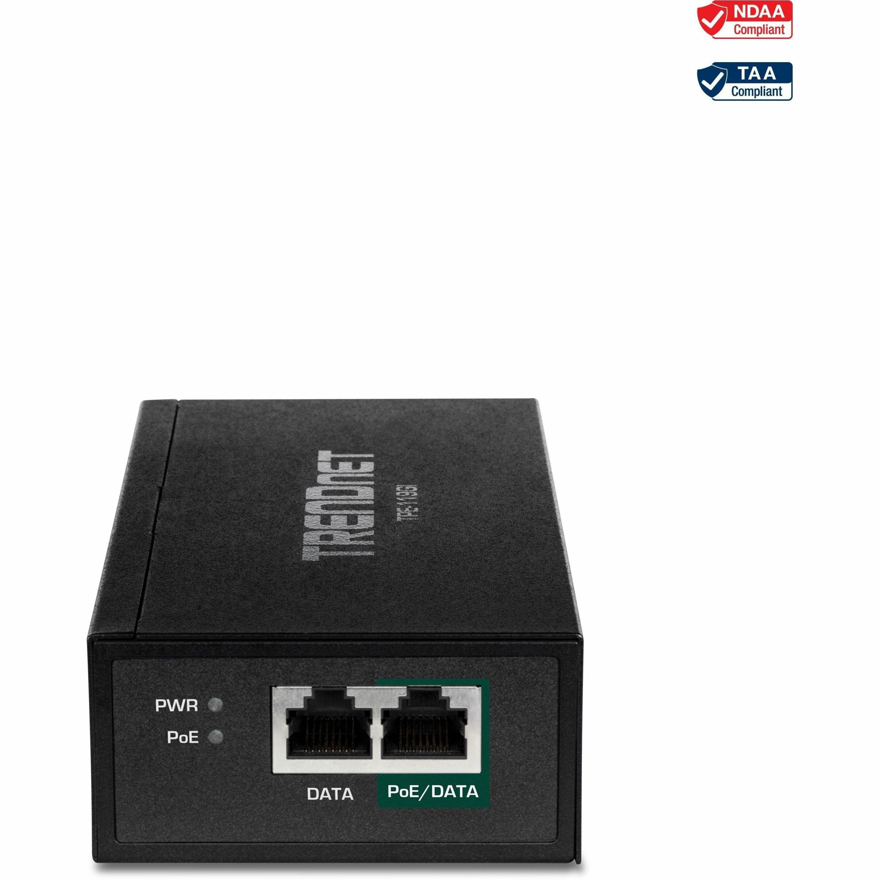 TRENDnet Gigabit PoE++ Injector, Convert A Non-PoE Port to A PoE++ Gig –  Network Hardwares