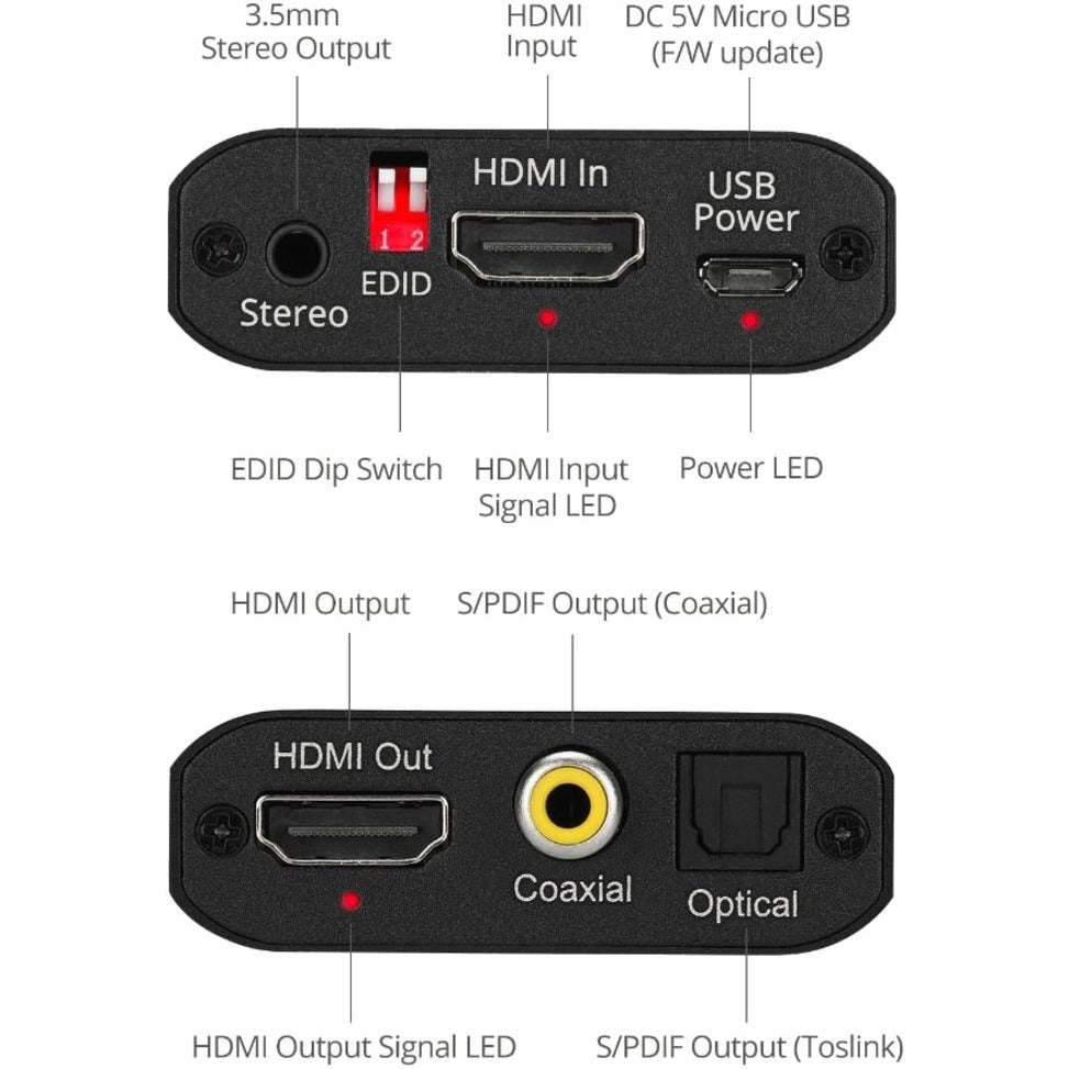 4K HDMI/DVI to HDMI Converter with Audio De-embedder - VC881, ATEN Video  Converters