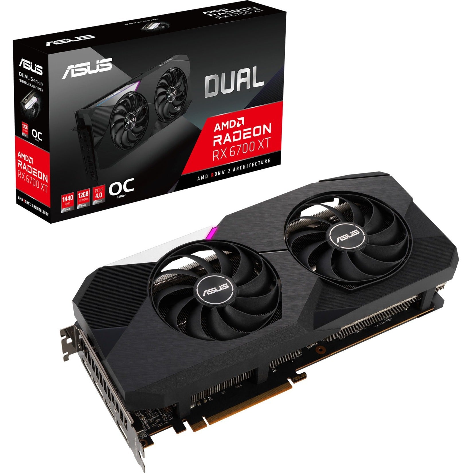 Asus DUAL-RX6500XT-O4G Dual Radeon RX 6500 XT OC Edition Graphic