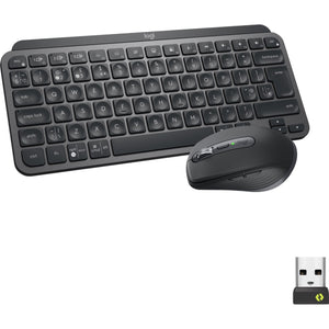 Logitech MX Keys S Wireless Ergonomic Keyboard and Optical Mouse Combo,  Black (920-012274)