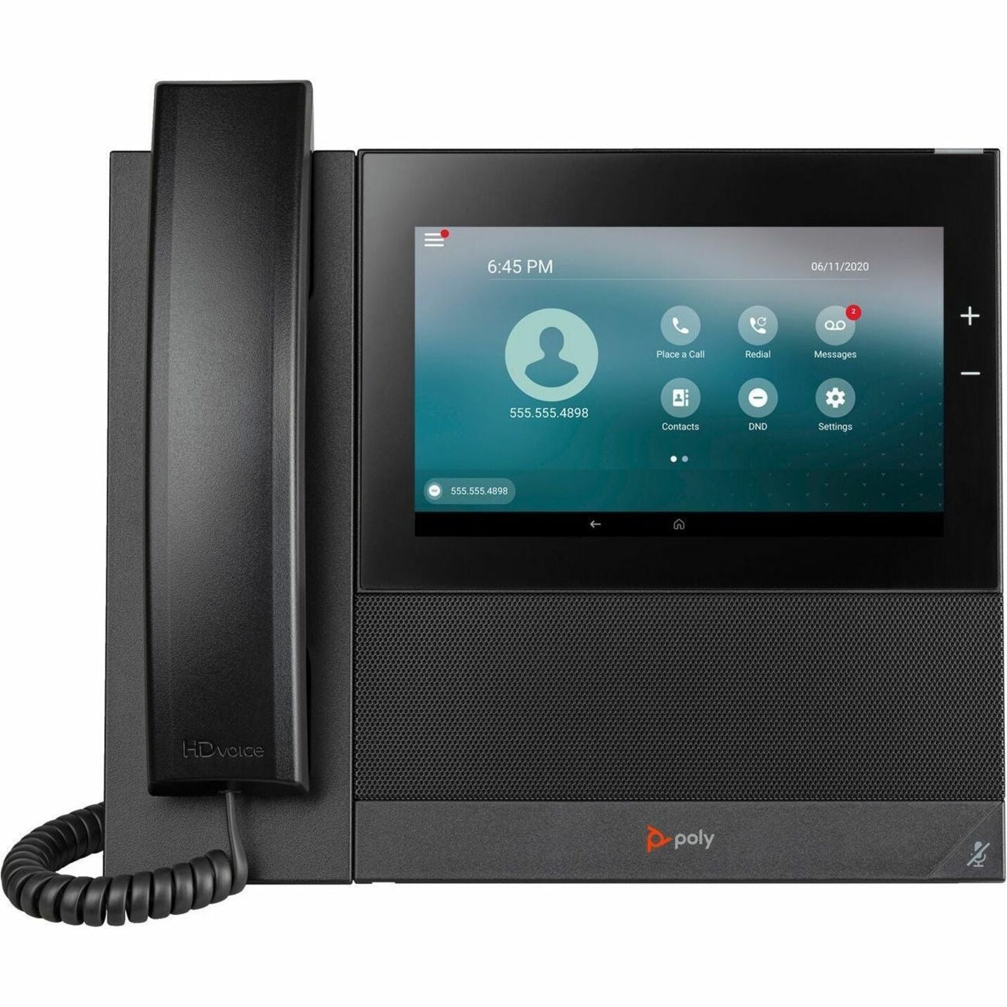 Poly CCX 600 Business Media Phone with Open SIP with Power