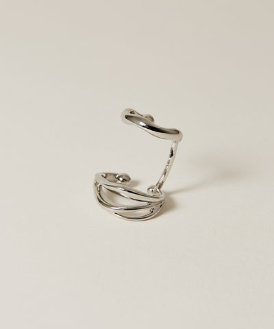 Double Nuance Hoop Ear Cuff