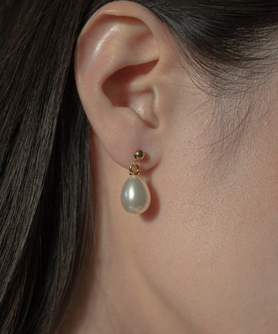 Drop Pearl Pierce［Stainless］