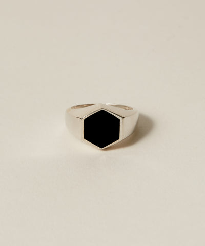 Hexagon-Stone-Motif-Ring_Silver925