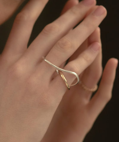 Nuance Double Finger Ring