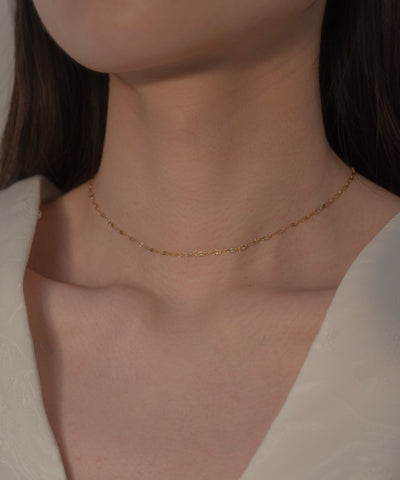 Petal Chain Necklace［Stainless］