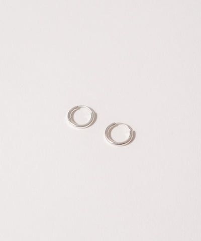 Thin Hoop Pierce (1.0cm) [Silver925]