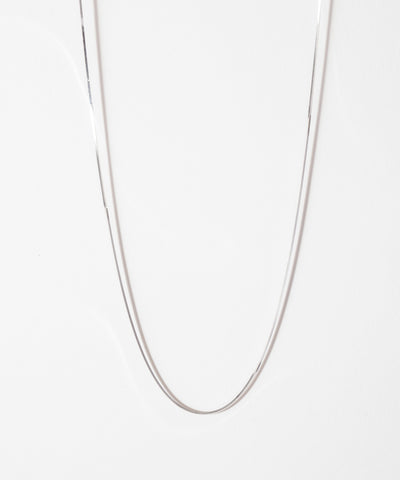 Thin Snake Chain Necklace［Silver925］