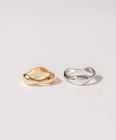 Wave Stack Ring 2 sets