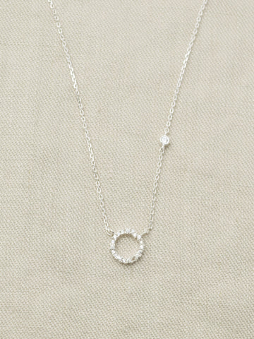 Stone Circle Necklace［Silver925］
