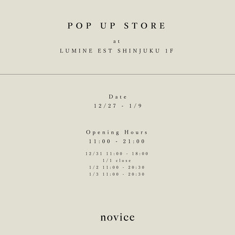 LUMINE EST Shinjuku POP UP STORE