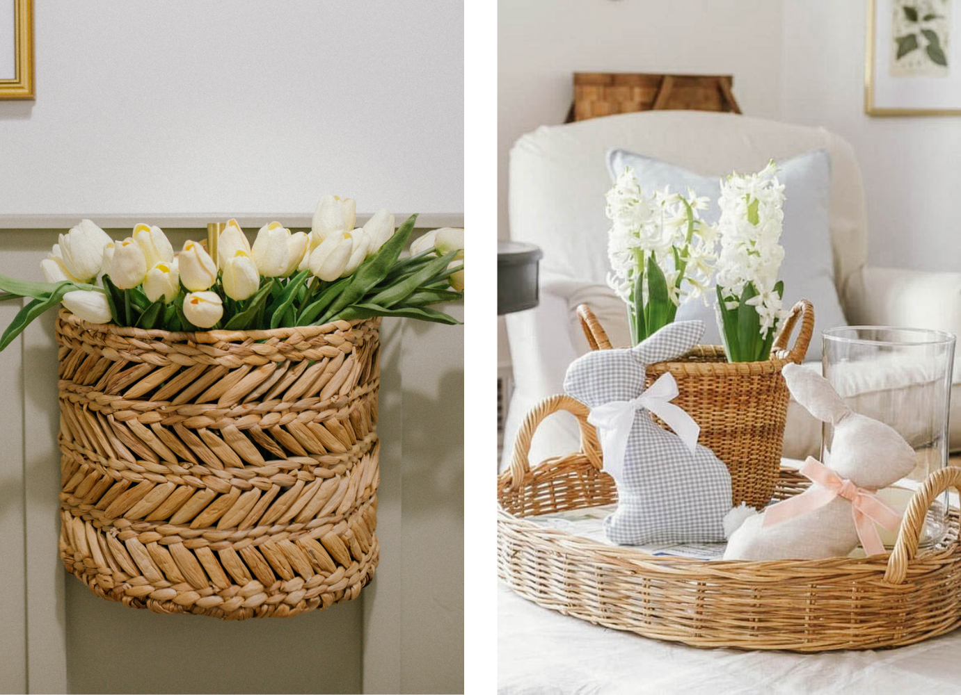 easter-decor-with-flowers-wicker-baskets