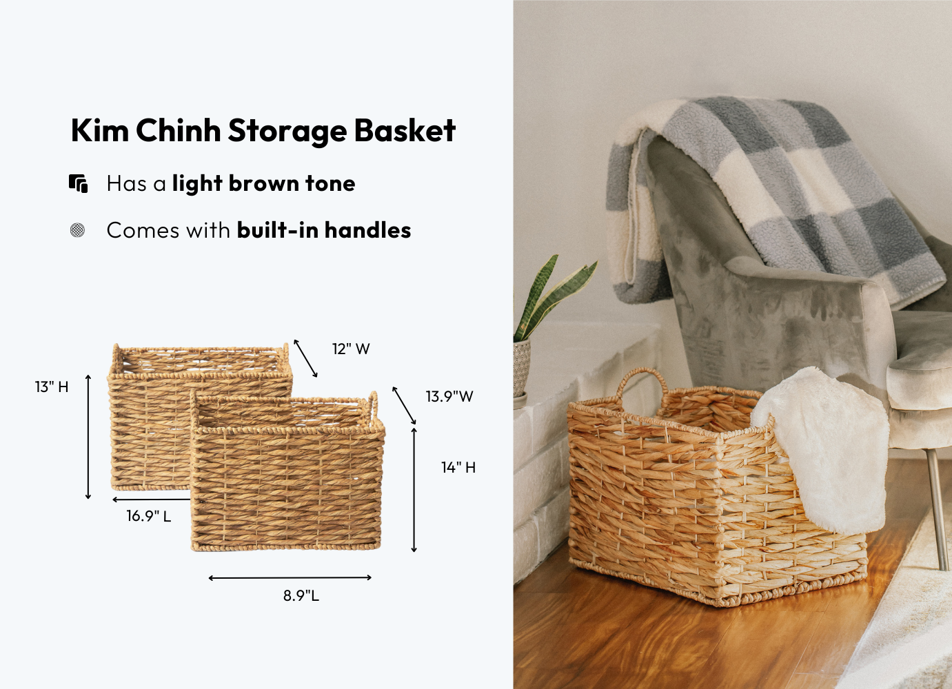 Kim Chinh storage basket