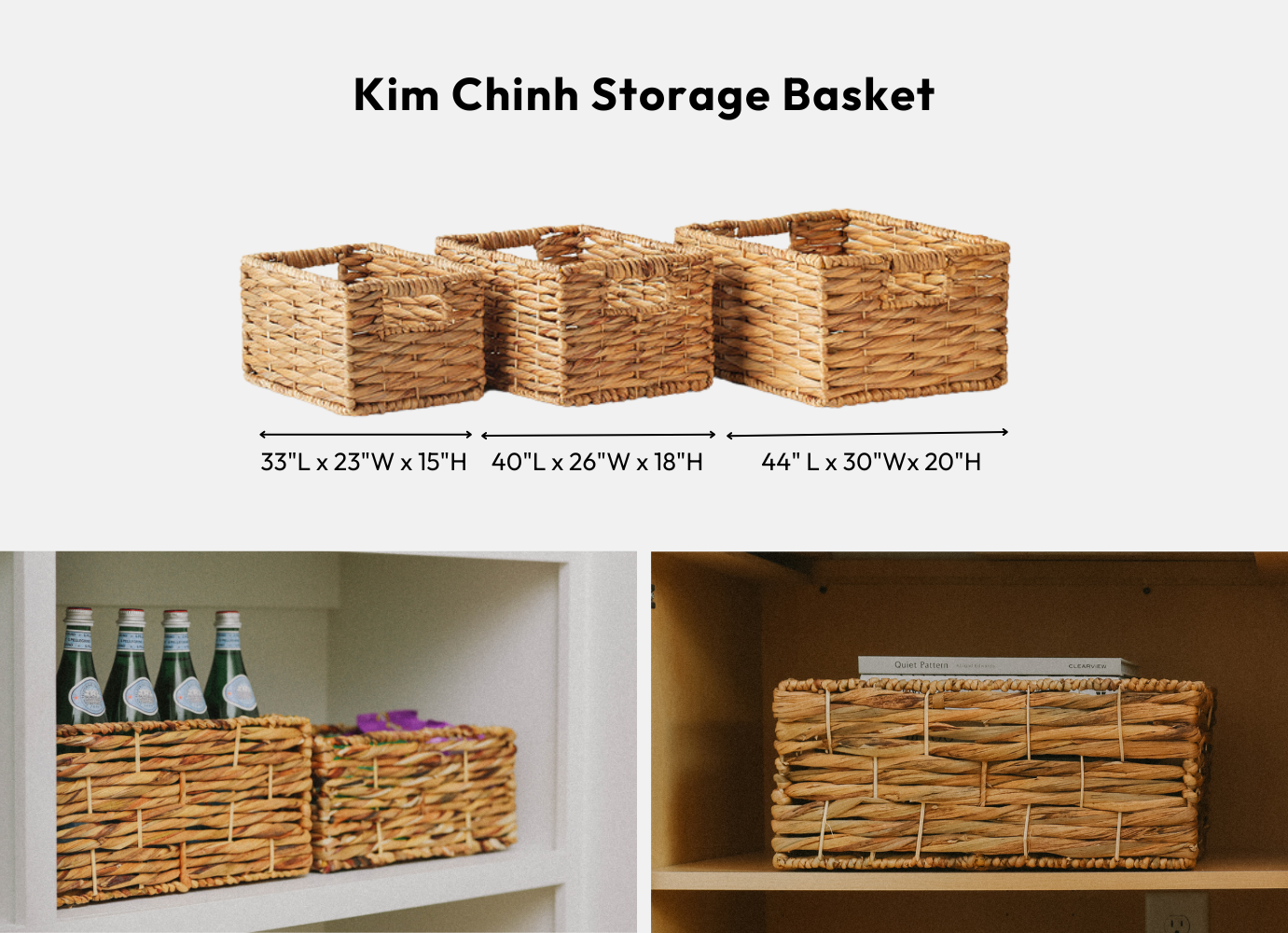 storage shelves baskets