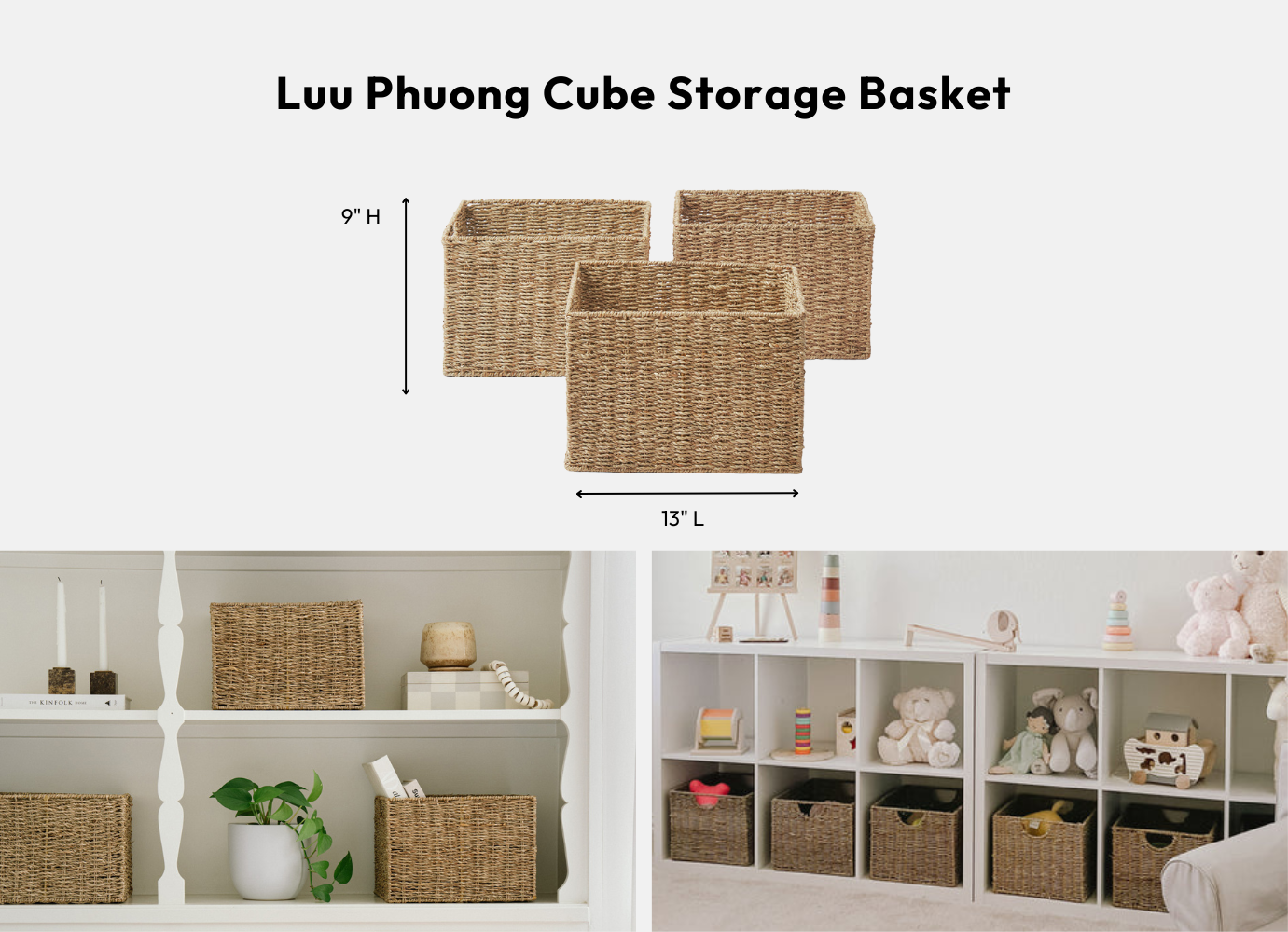 cube basket shelf
