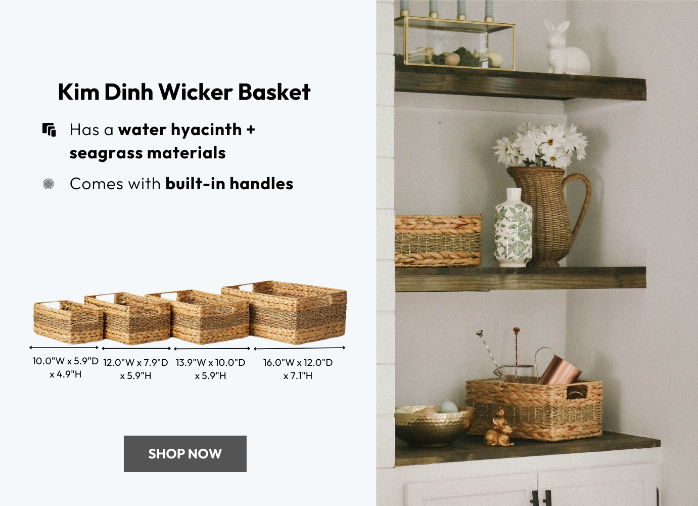 Kim Dinh wicker basket