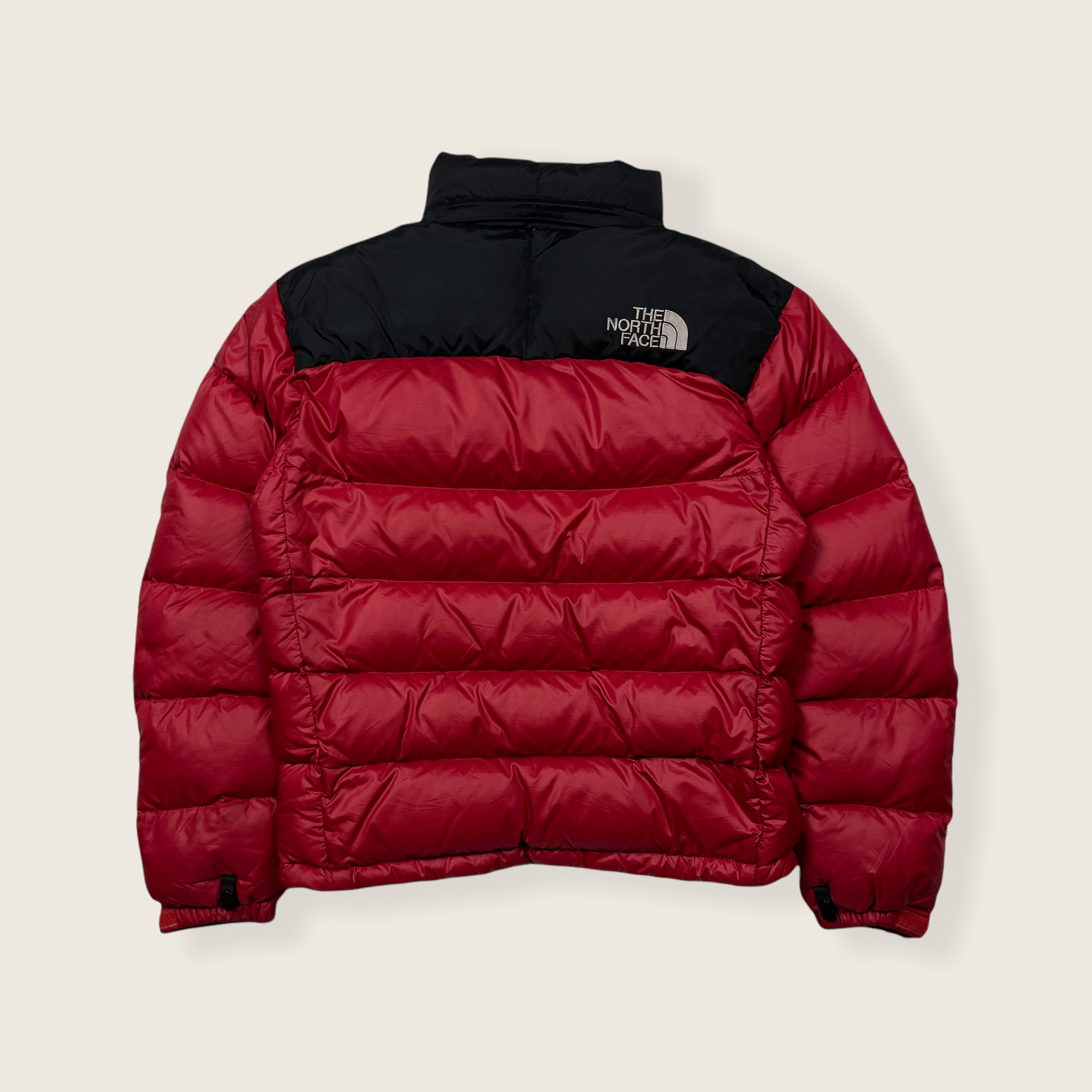 red puffer jacket men's north face