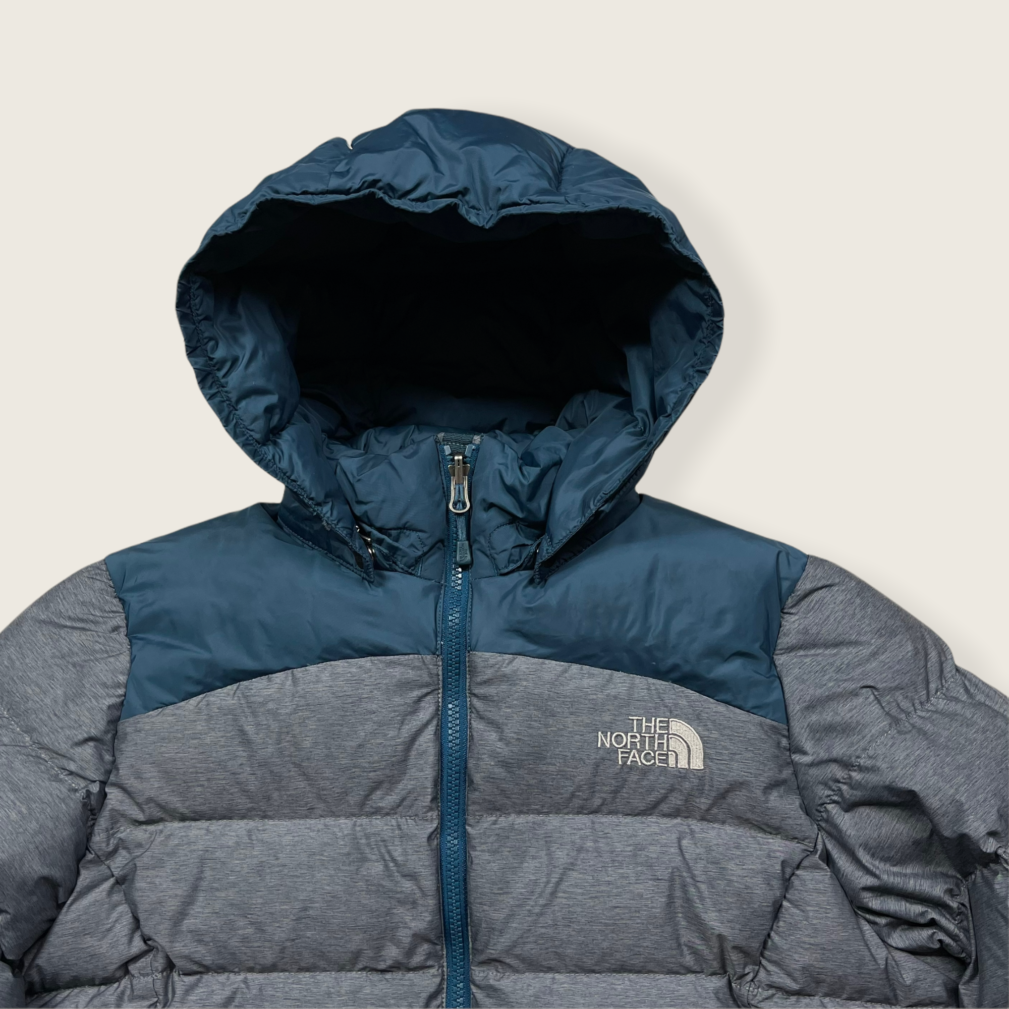 north face 700 grey