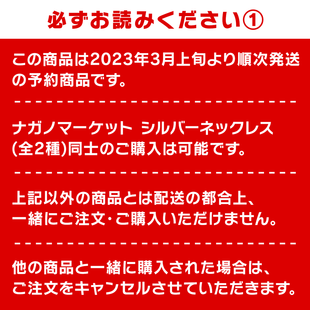 【予約】ナガノマーケット シルバーネックレス（オニキス）【3月上旬発送】【他の商品と同時購入不可】【キャンペーン対象外】 | ナガノマーケット公式通販