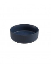Avanti Round 36cm Vessel Basin with Ceramic Click Clack Waste - Parisian Blue