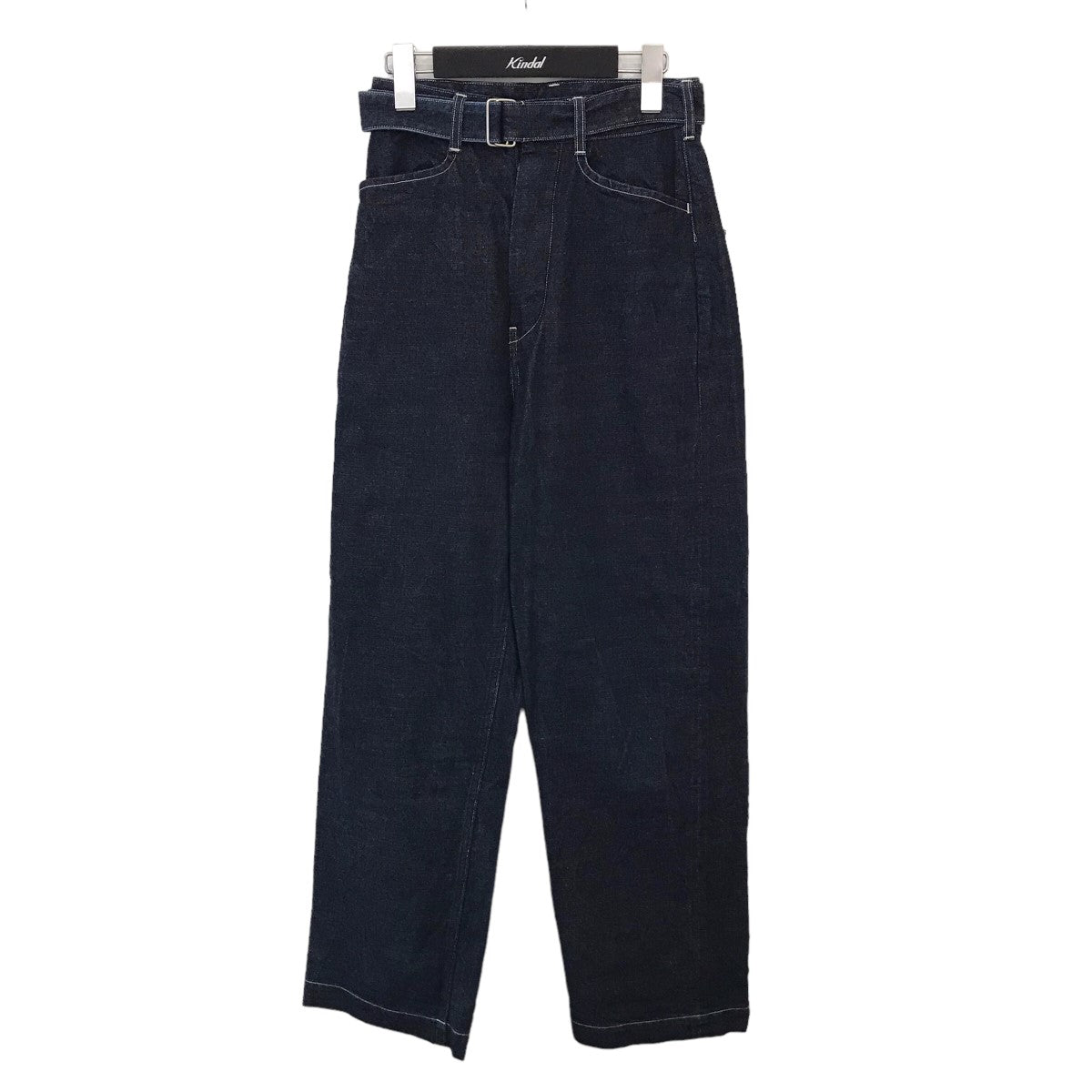 「12．9oz Denim Long Belted Pants」ベルテッドデニムパンツBHS22F013