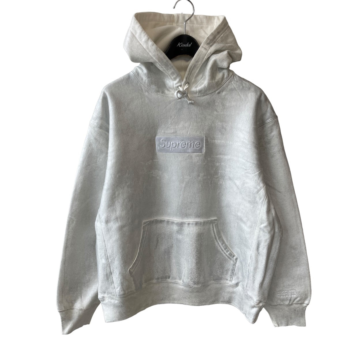 24SS Foil Box Logo Hooded Sweatshirt