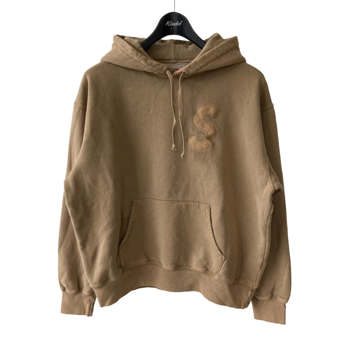 23SSOVERDYED S LOGO HOODED SWEATSHIRTスウェット