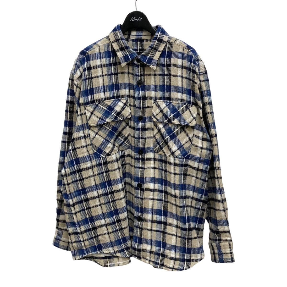 OVERSIZED SHIRT JACKET フランネルシャツ SOPH-232015