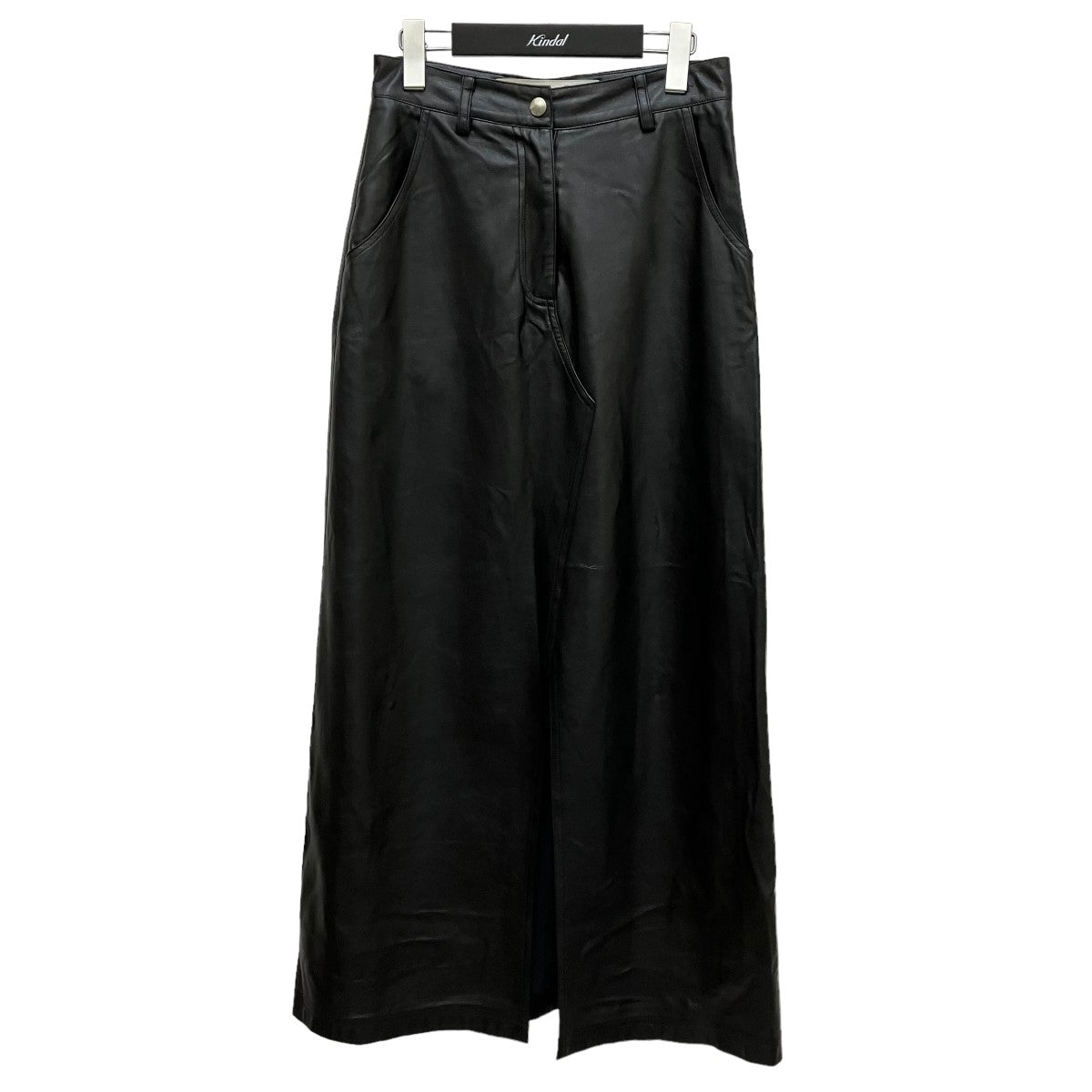 Faux Leather Slit Skirt　フェイクレザー　スリットスカート