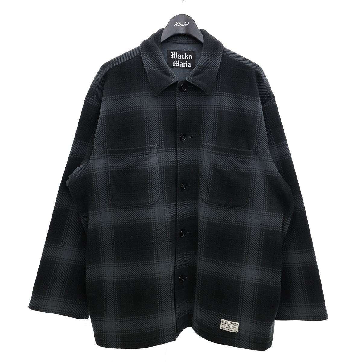 FLEECE SHIRT　チェック柄フリースシャツジャケット　23FW-WMO-BL13