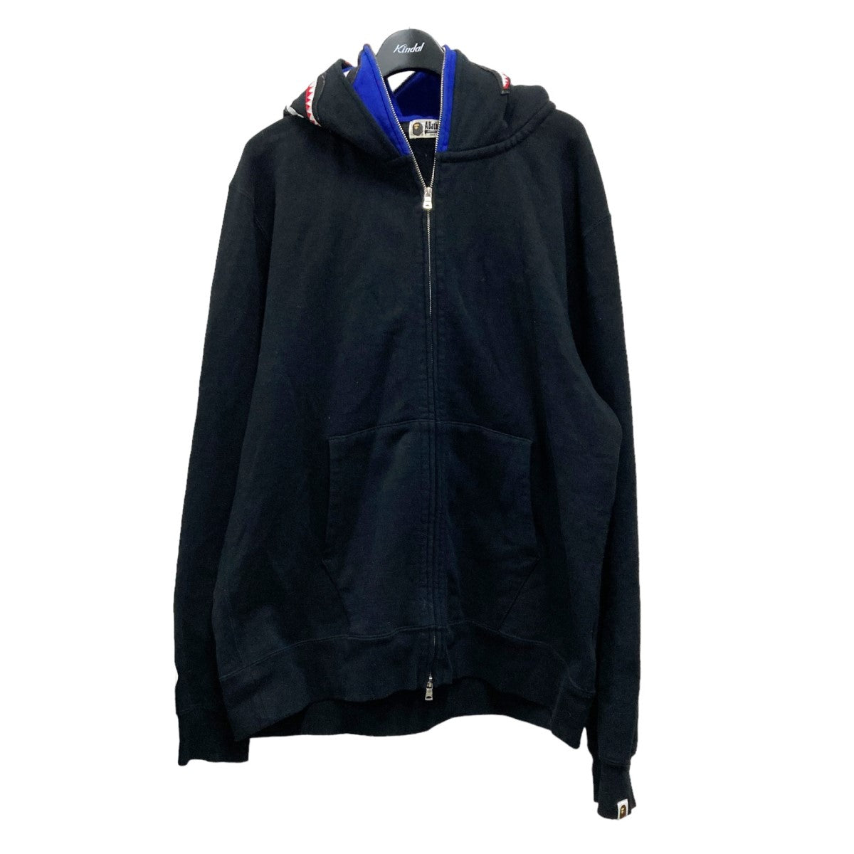 SHARK FULL ZIP DOUBLE HOODIE 001ZPG201005X