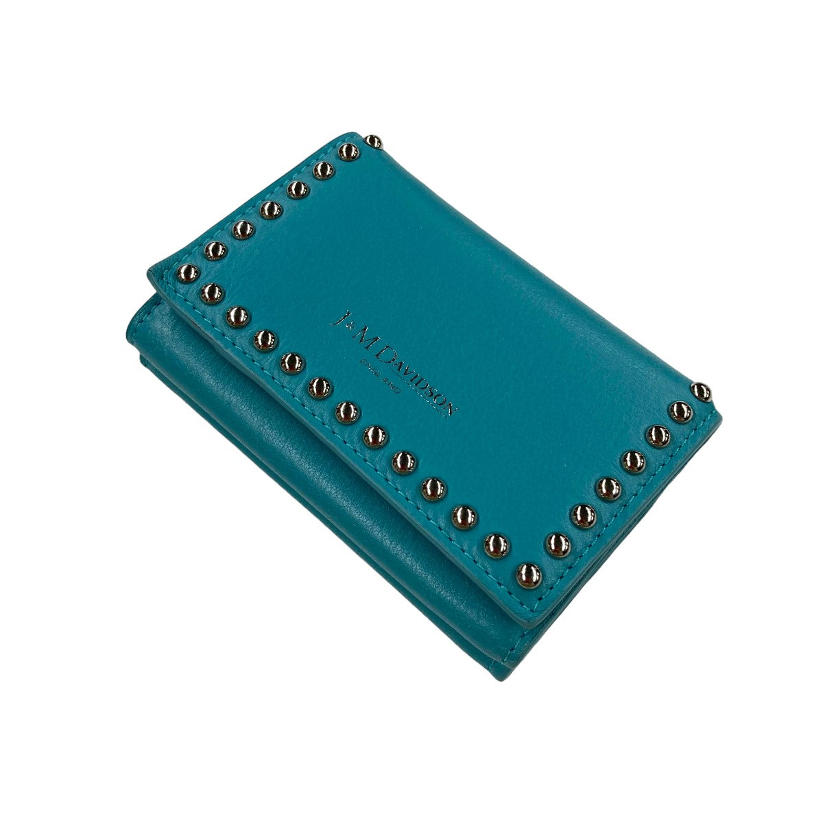 「FOLD WALLET W STUDS」 3つ折り ミニウォレット