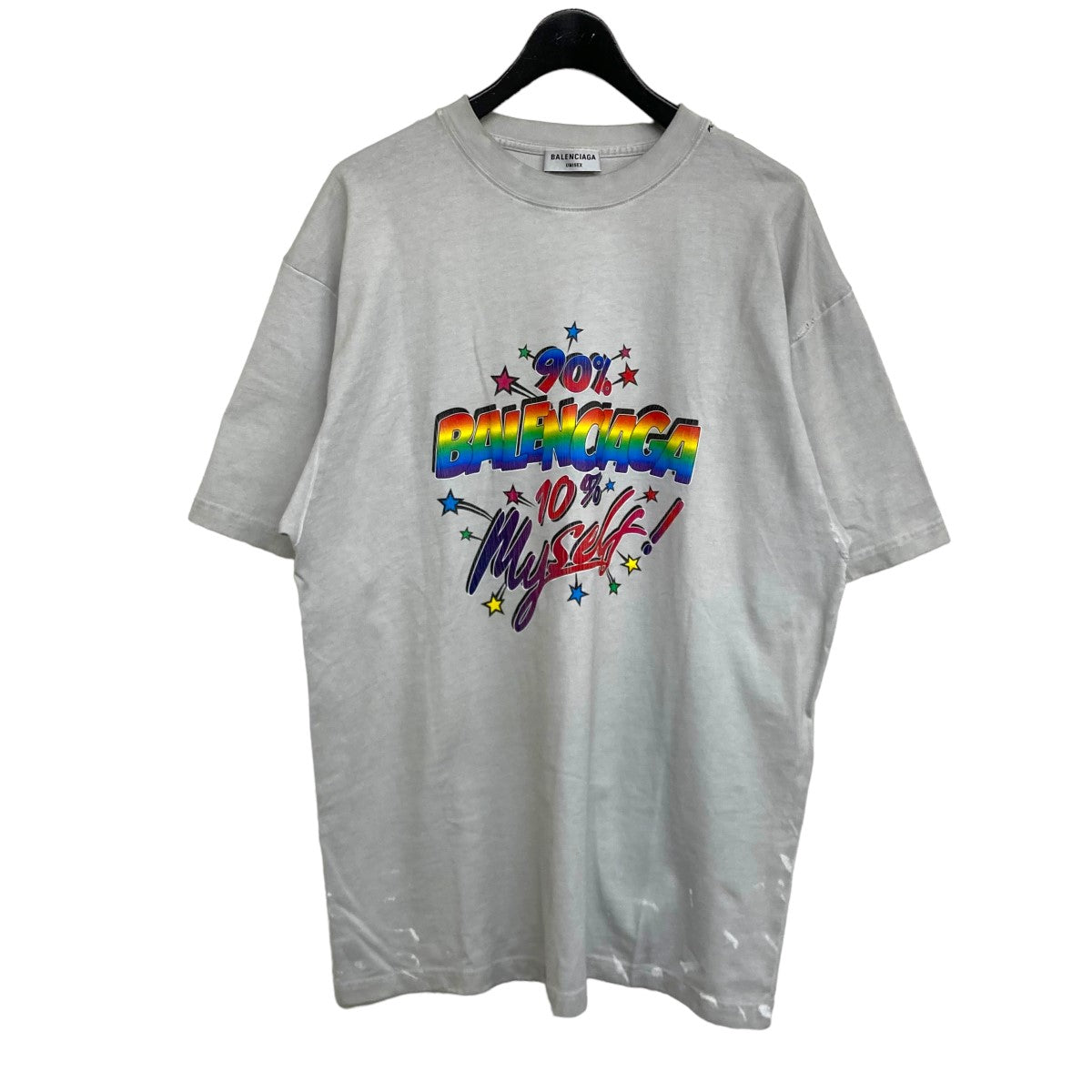 22AWSlogan Print Large Fit T-ShirtロゴプリントラージフィットTシャツ641655