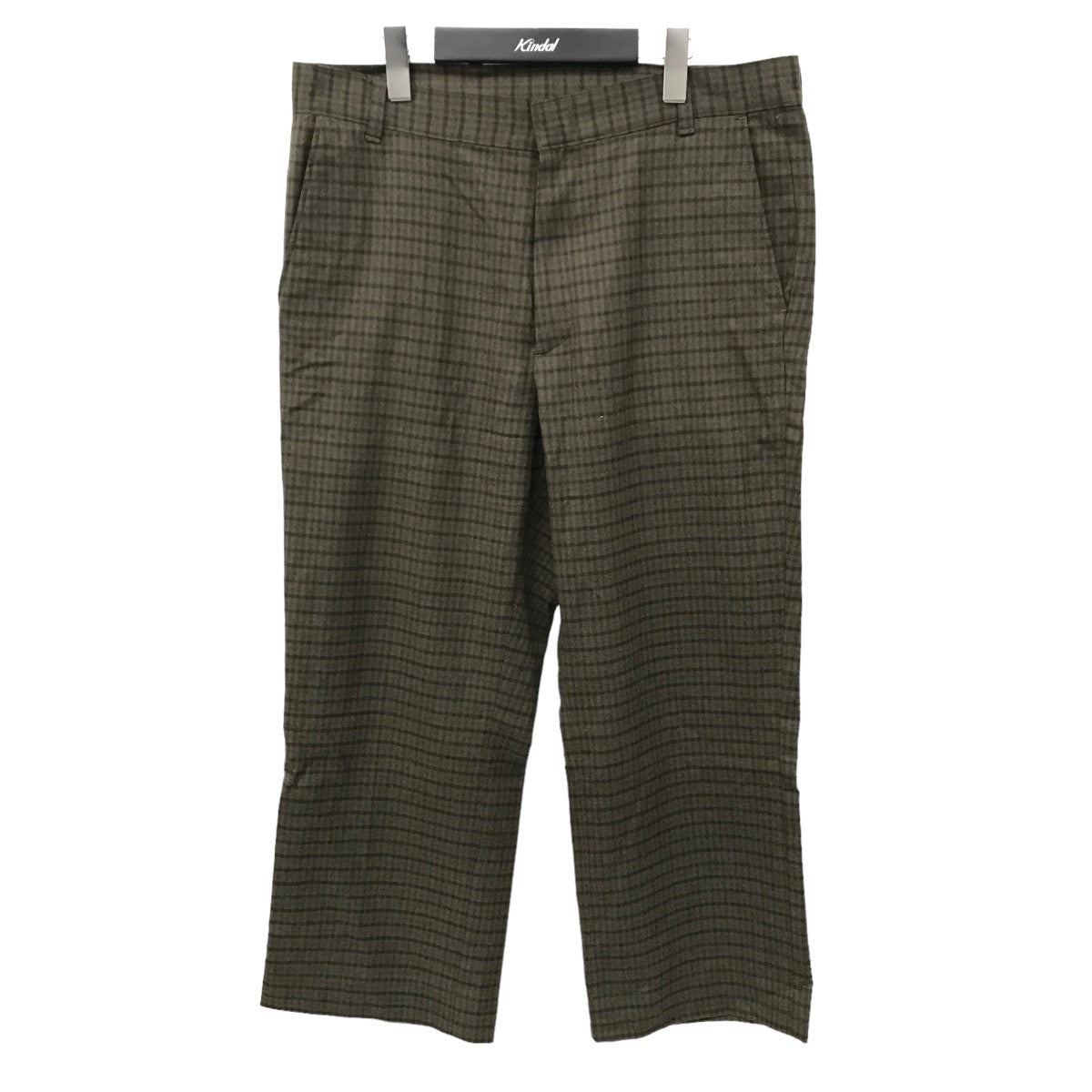 CHECK SLACKS ウールチェックスラックス WRD-22-AW-06