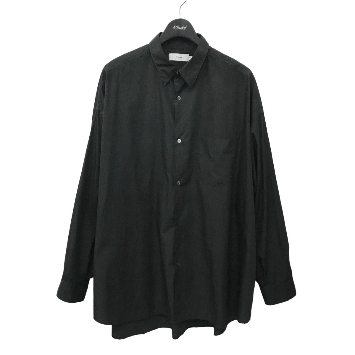 23AW Broad L／S Oversized Regular Collar Shirt