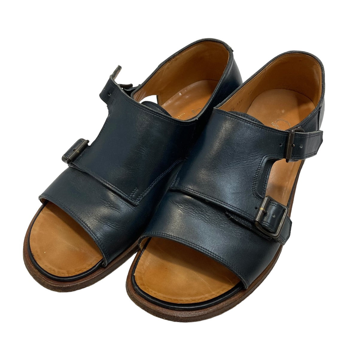 W-monk Strap Sandalレザーサンダル