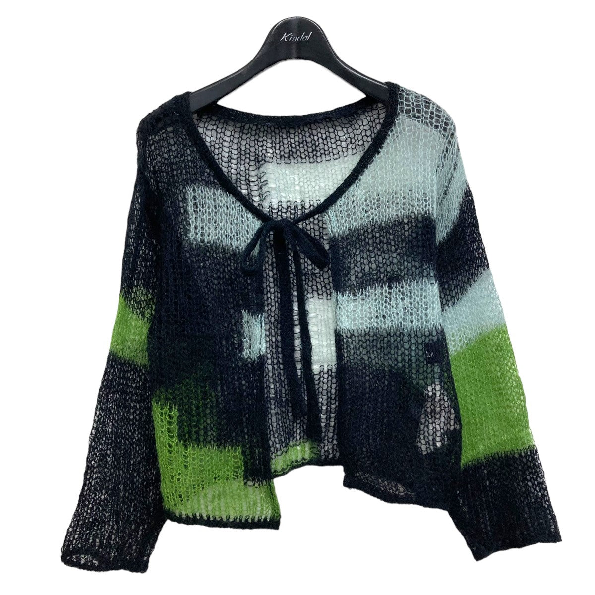 22SS patchwork knit cardigan パッチワークニットカーディガン