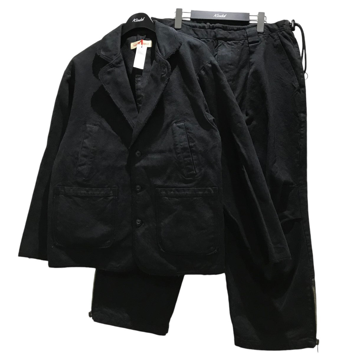 23AWcanbus piping jacket trouserセットアップスーツbo-jk001/bo-pt001