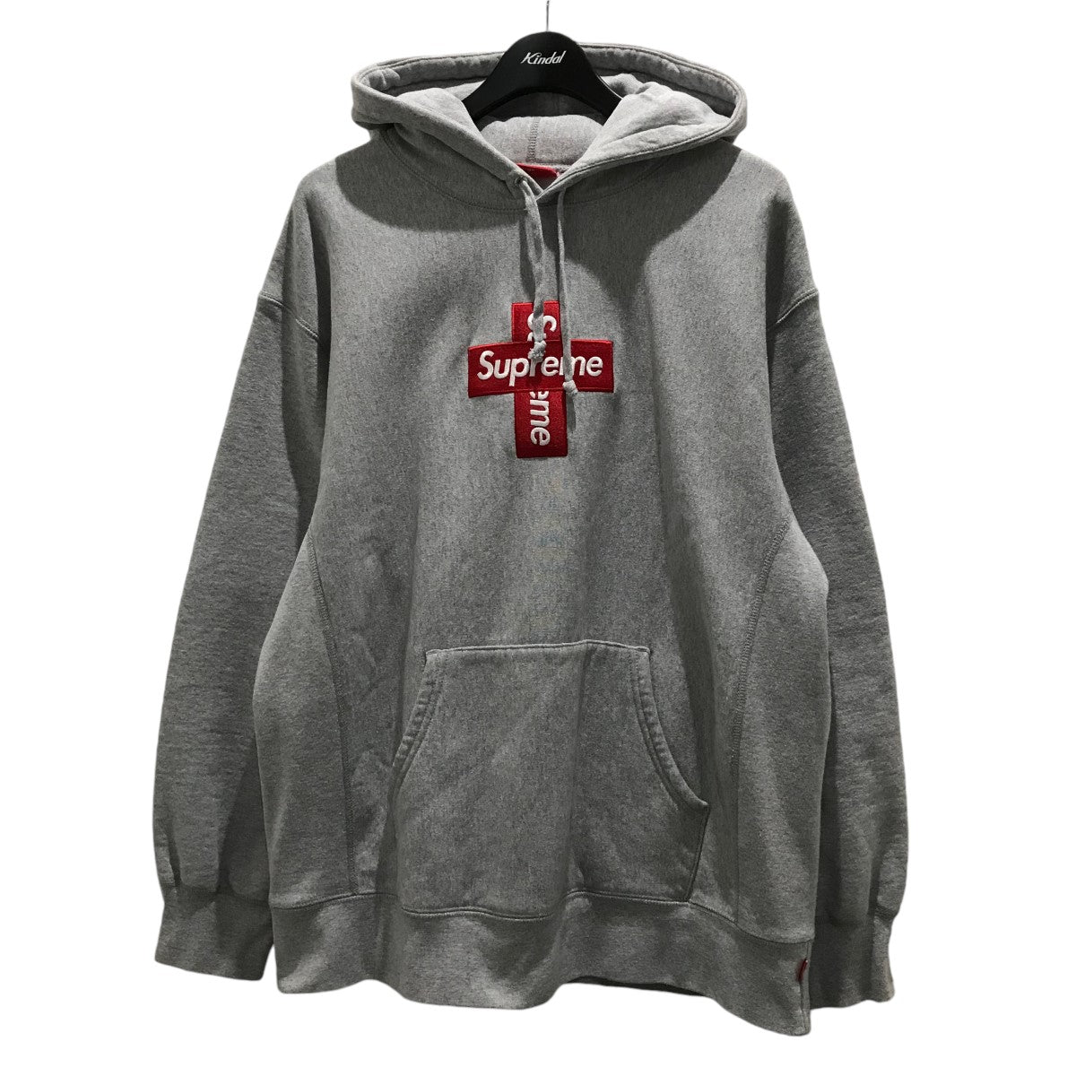 Cross Box Logo Hooded Sweatshirtクロスボックスロゴプルオーバーパーカー