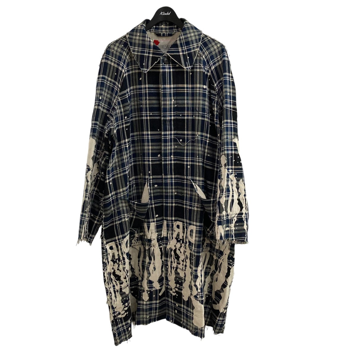 Melting Plaid Duster CoatチェックコートCO-SV-NYA-1002