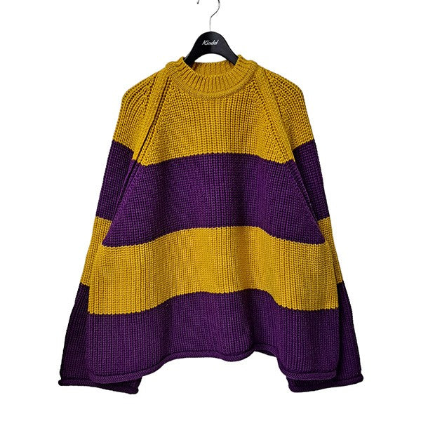 Border Pullover Knit Insist on British Wool　セーター