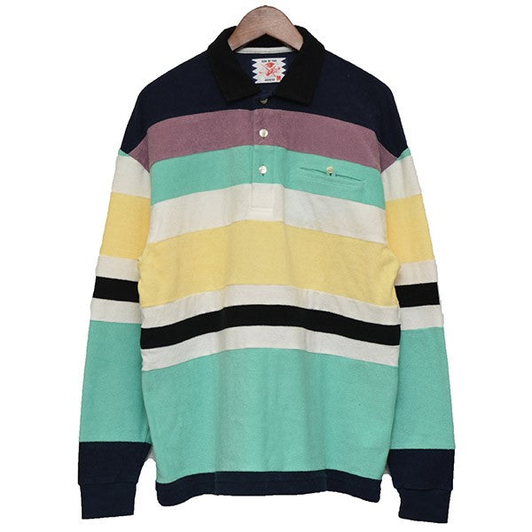 Border Polo Shirt　パイル地ボーダーポロシャツ