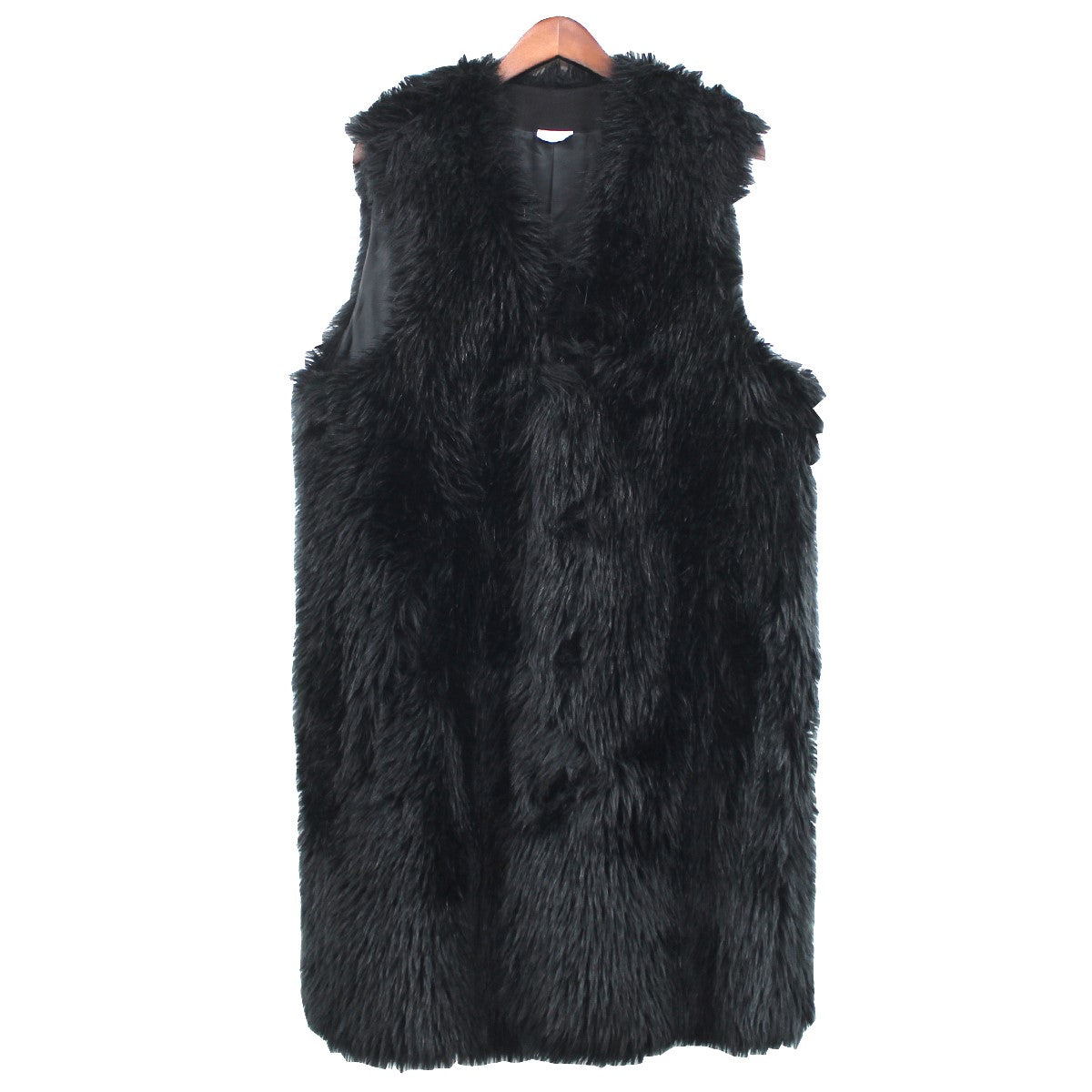 23AW LONG FAUX FUR VEST ロング フェイク ファー ベスト