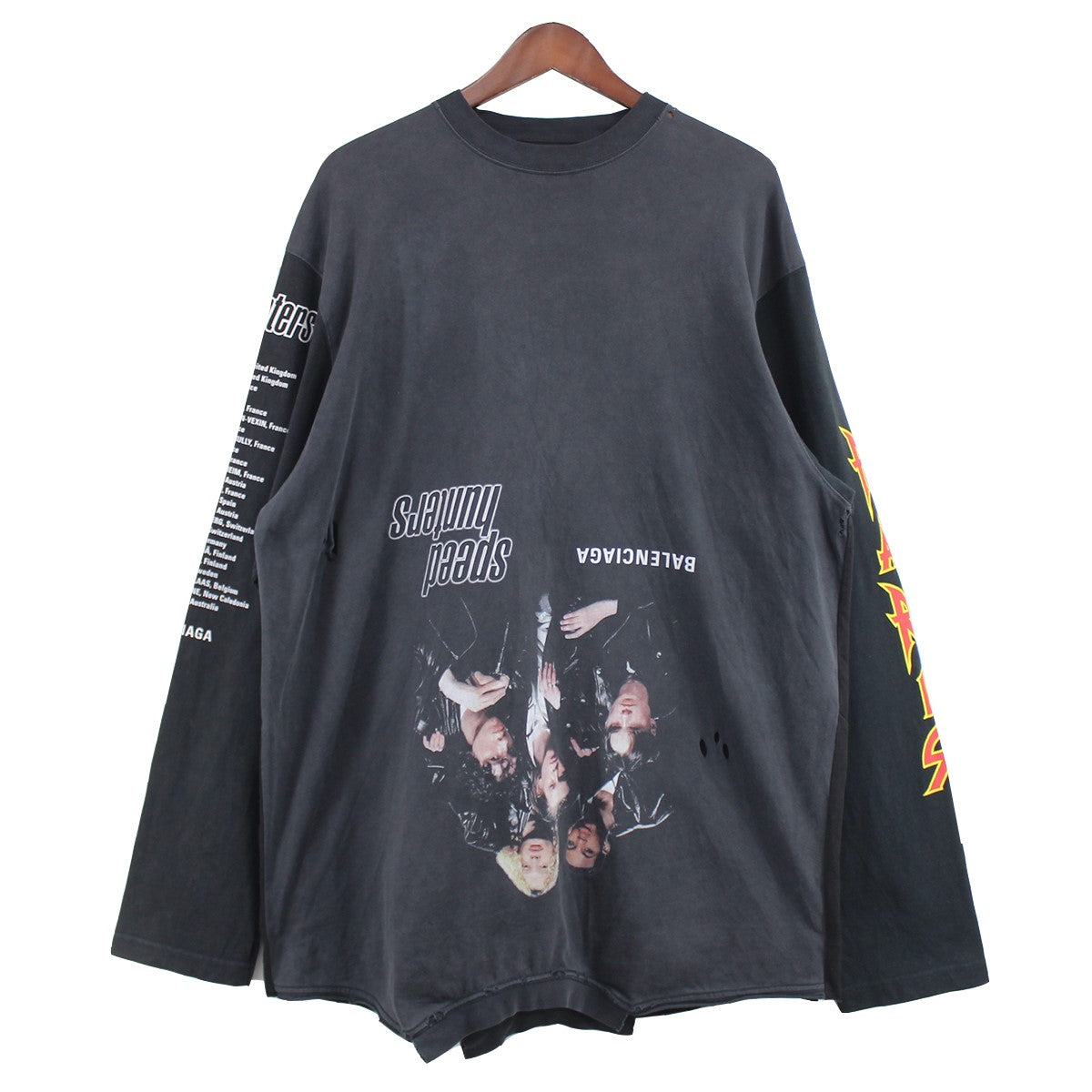 22AW SPEED HUNTER UP SIDE DOWN L／S TEE ロゴ ロンT