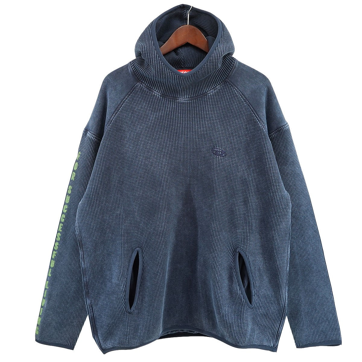 24AW S-Waf-Hood 加工 Dロゴ ワッフル パーカー